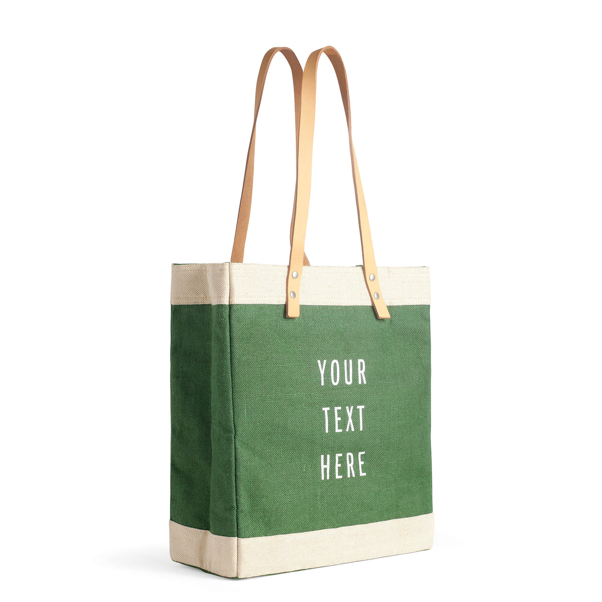Market Tote in Field Green
