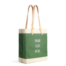 Market Tote in Field Green