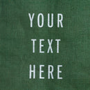 description_Custom printed text with eco-friendly ink.