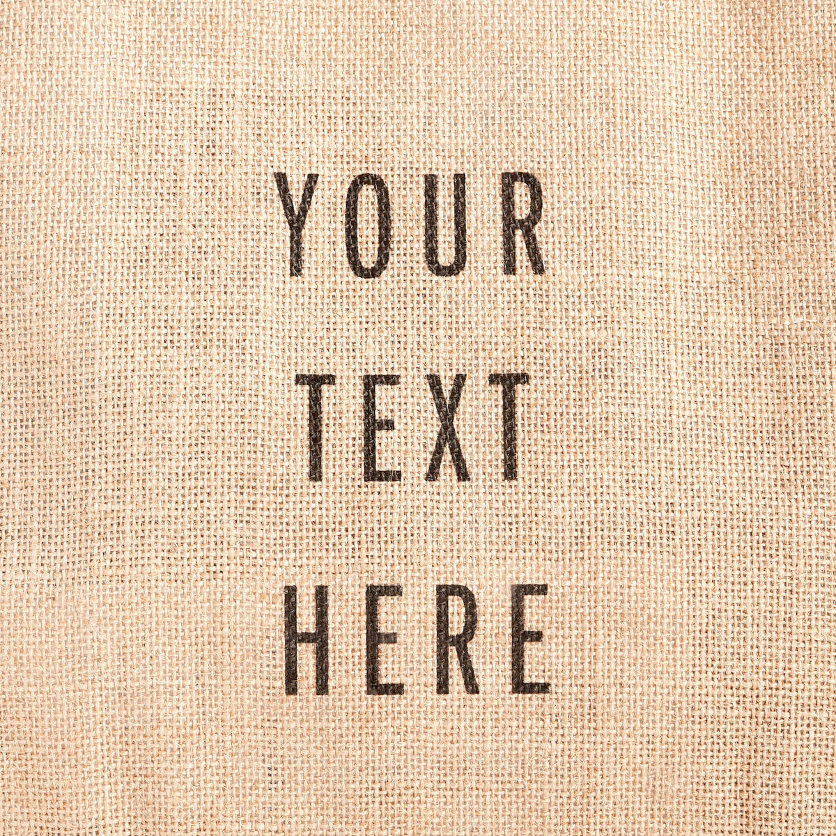 description_Custom printed text with eco-friendly ink.