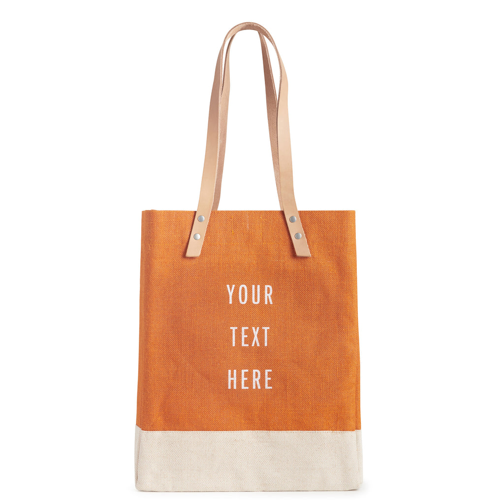 Wine Tote in Citrus