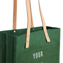 Wine Tote in Field Green