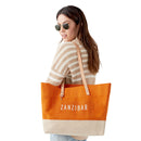 Shoulder Market Bag in Citrus