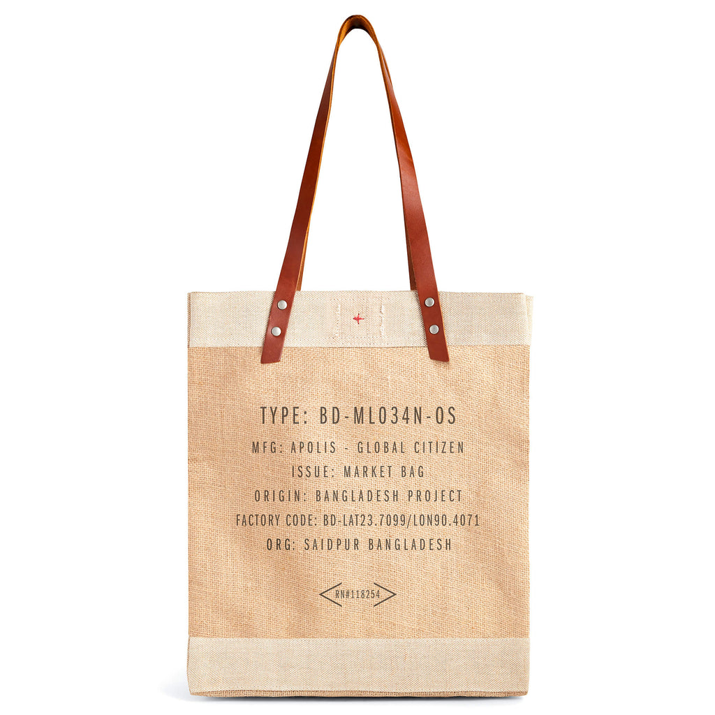 Clare V. Canvas Store Tote Natural Oui