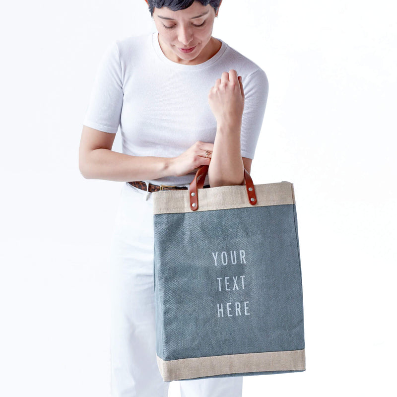 Market Bag in Cool Gray