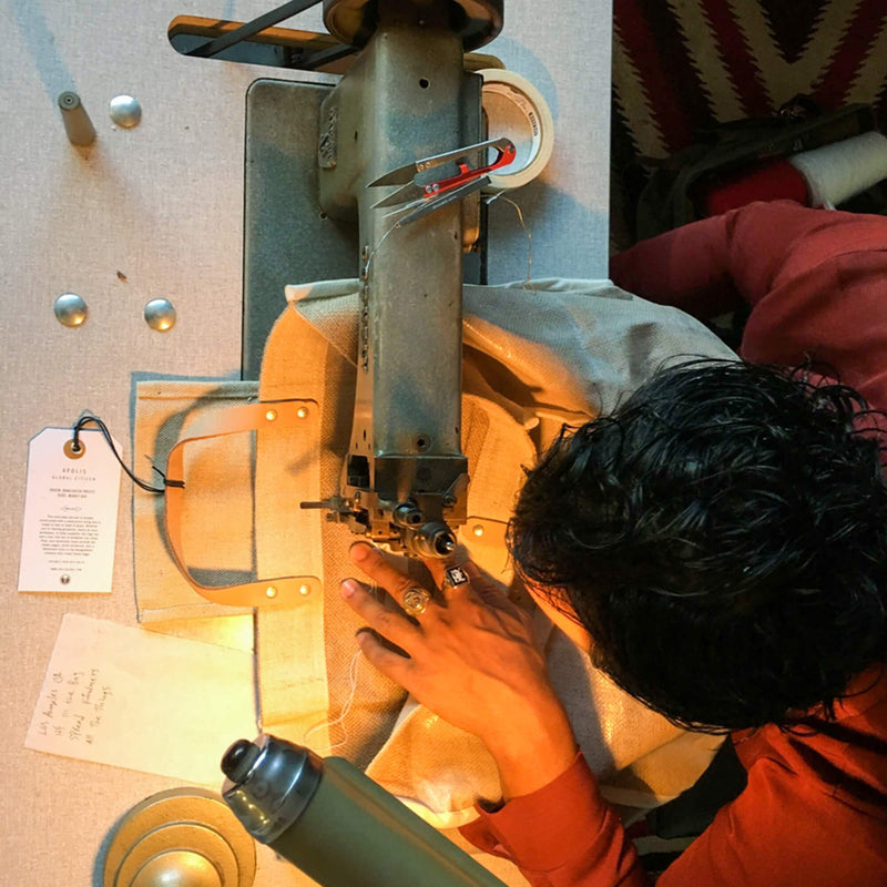 description_Each market bag is hand-sewn by LA artist James Cardenas