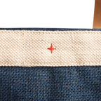 Petite Market Bag in Navy with Gold Foil