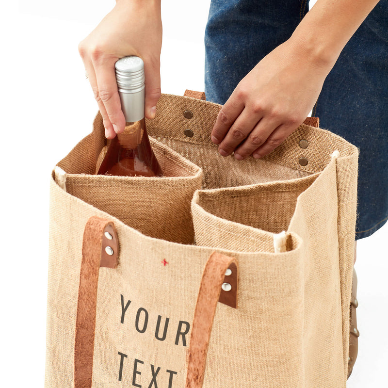 Wine Tote in Natural - Early Access