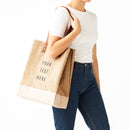 Wine Tote in Natural