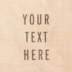 description_Custom printed text with eco-friendly ink.