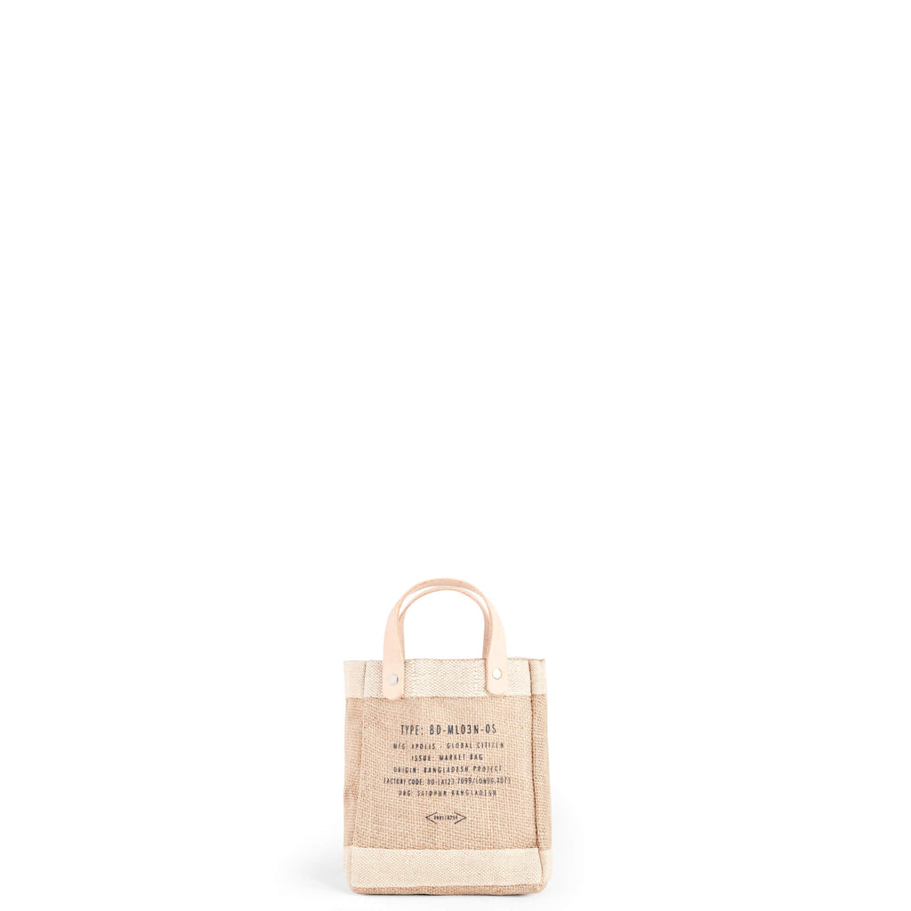 Apolis West Loop Mini Bag Natural - Made in Bangladesh, Bags