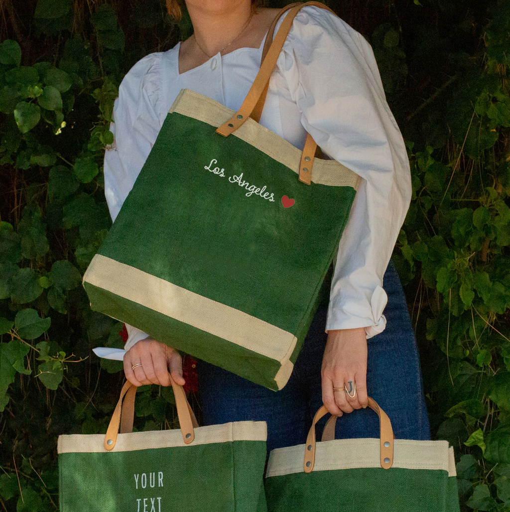 Los Angeles Green Tote Bag