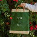 Market Bag in Field Green